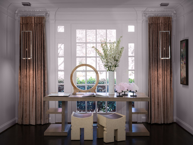 Modern Glam nyklassisk-dagligstue