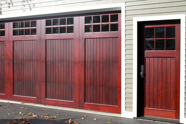 Mahogany Garage Doors - Carriage Doors - Contemporary - Garage - DC ...