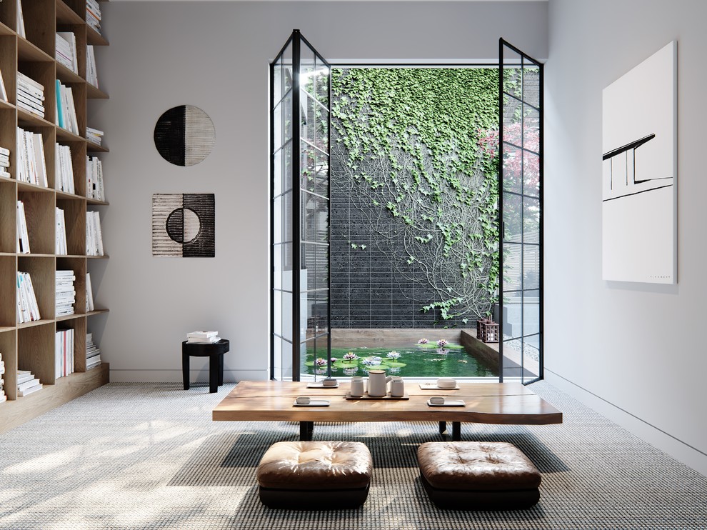 Inspiration for a contemporary garden in Melbourne.