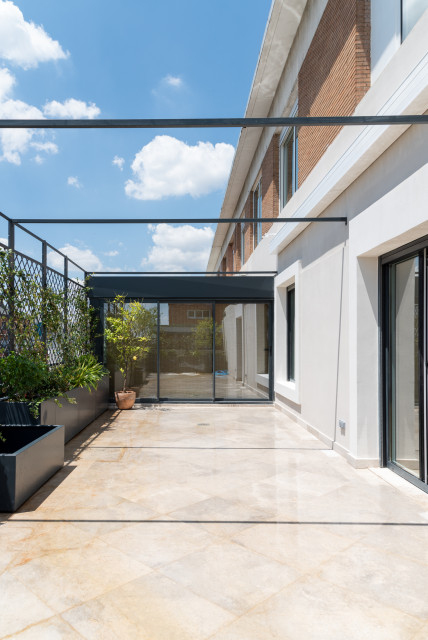 Terraza. transitional-terrace