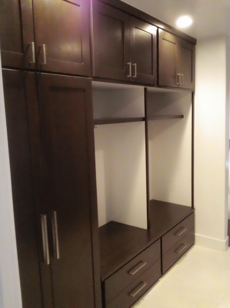 Photo of a contemporary storage and wardrobe in Other.