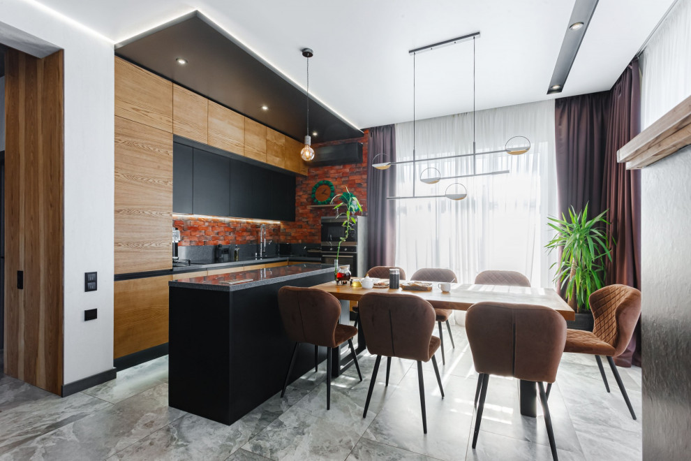 Ремонт кухни-гостиной