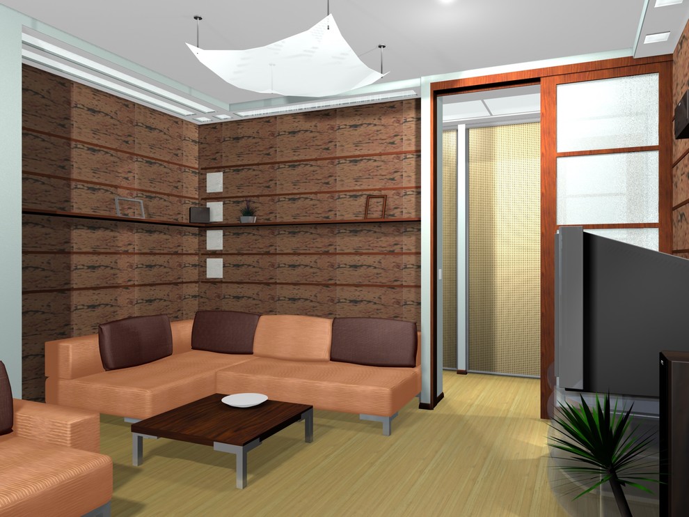 интерьер квартиры с элементами японского стиля