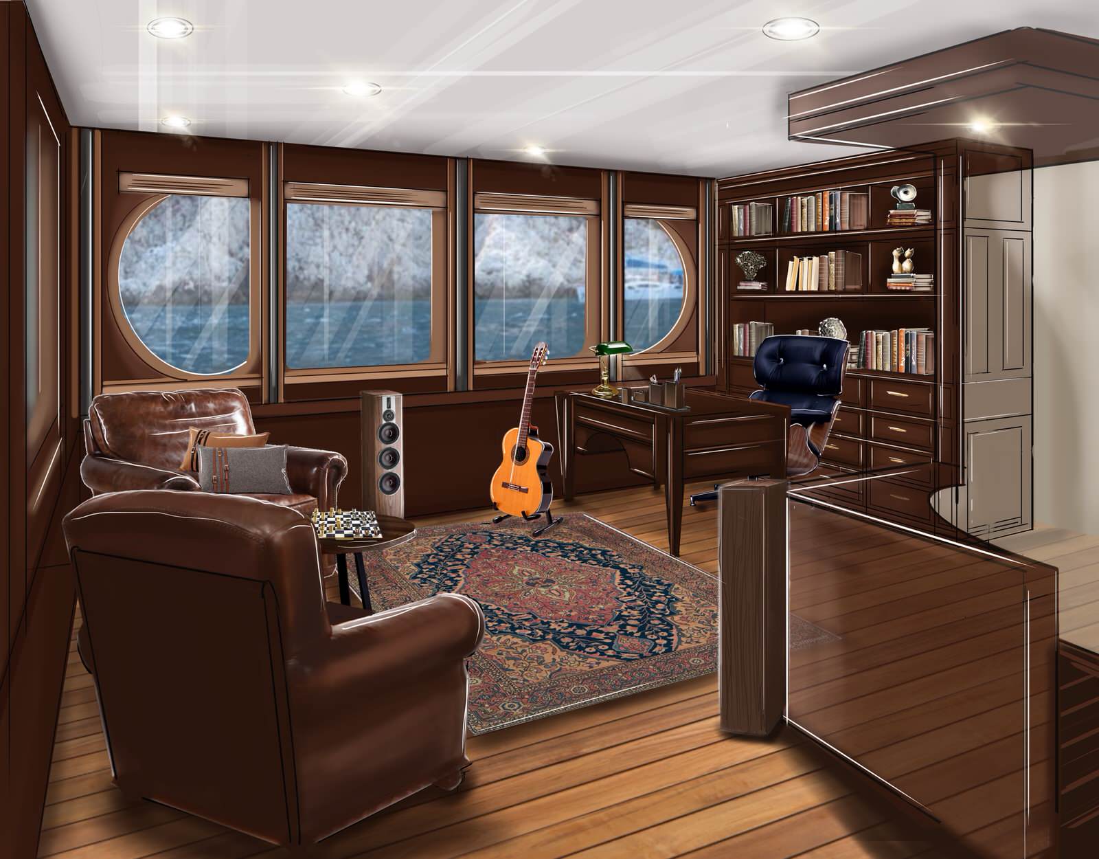 Частная яхта