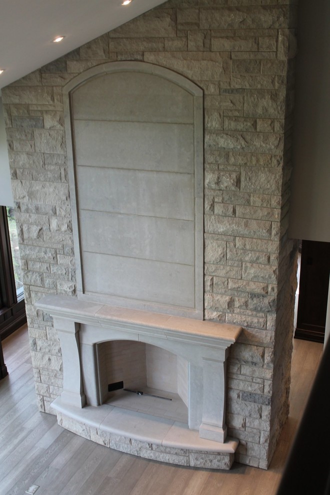 Home design - transitional home design idea in Calgary