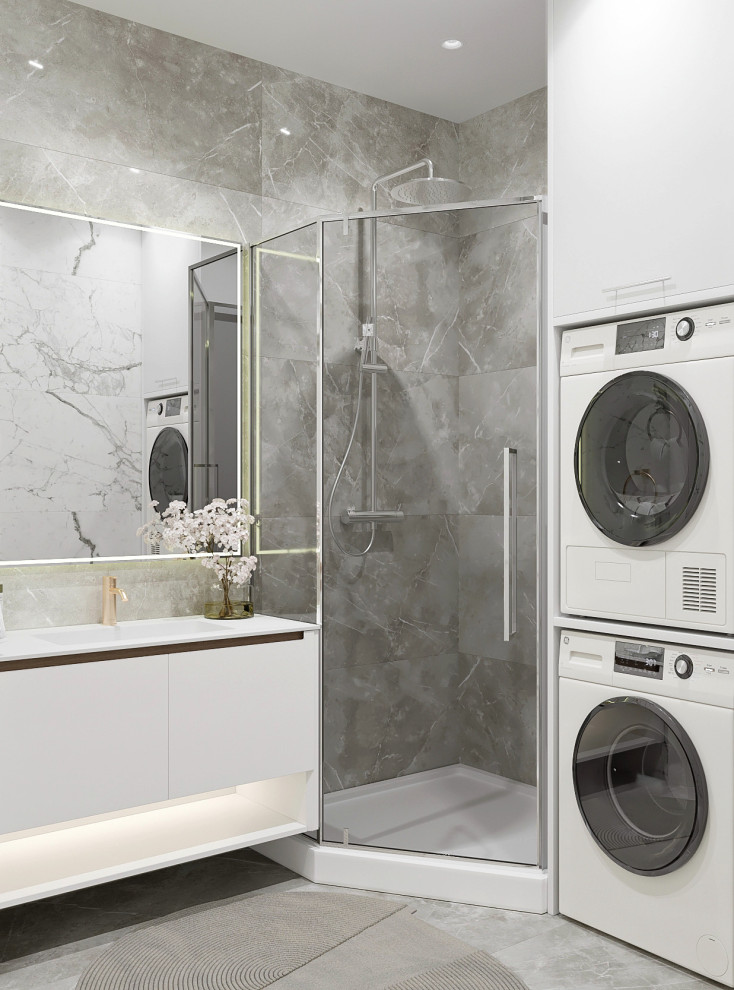 Интерьер в современном стиле в ЖК NOW