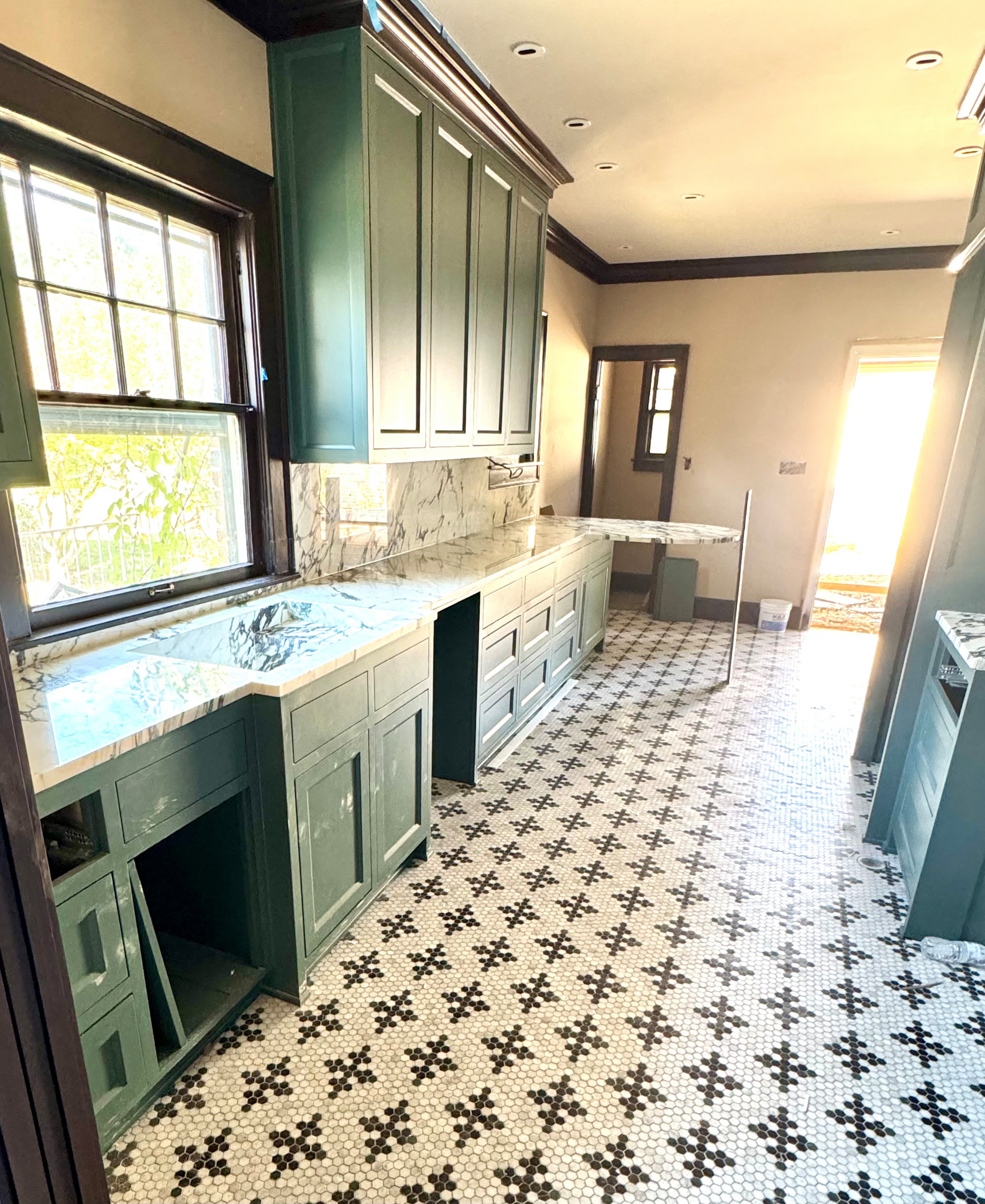 Junius Heights 1920s Remodel Kitchen Baths Living Areas