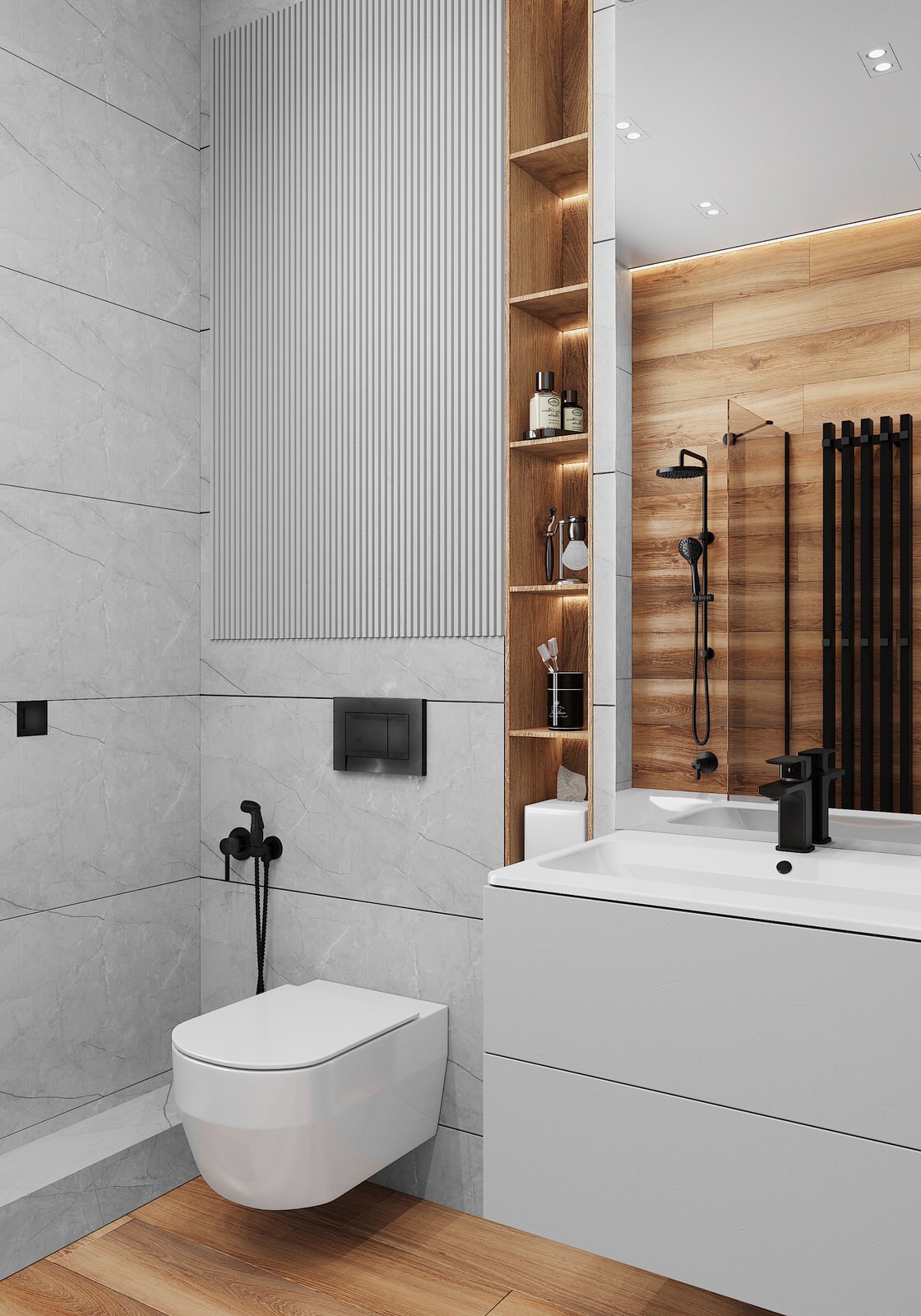 Проект Квартиры в современном стиле ЖК Петровская Коса