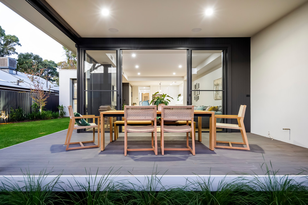 This is an example of a contemporary terrace in Adelaide.