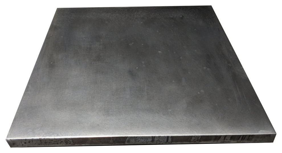 Patina Zinc Table Top Modern Table Tops And Bases by Cafe Tables