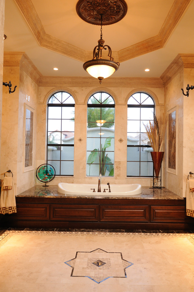 This is an example of a mediterranean bathroom in Orlando.