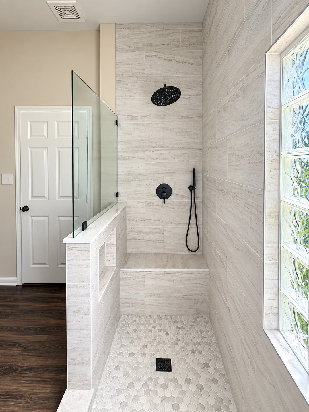 Contemporary Spa-Inspired Master Bathroom Remodel in Richmond, TX