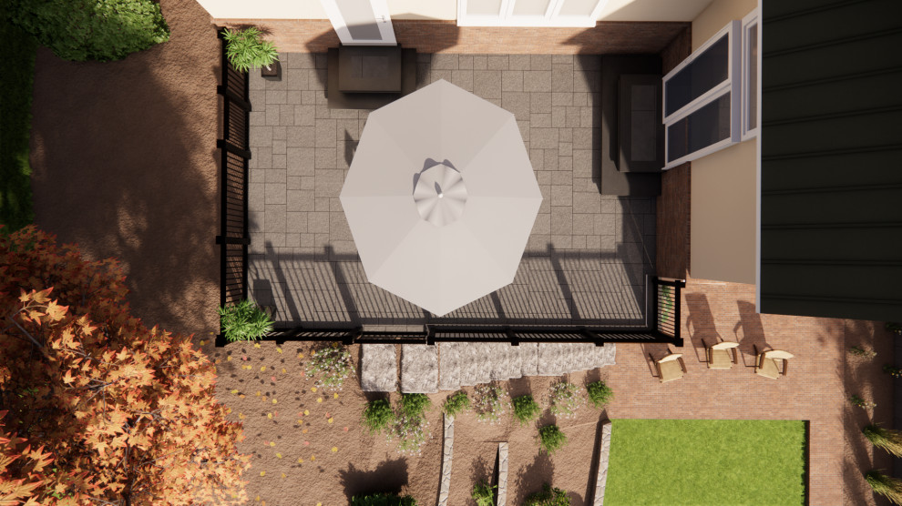 Round Hill Patio & Retaining Wall