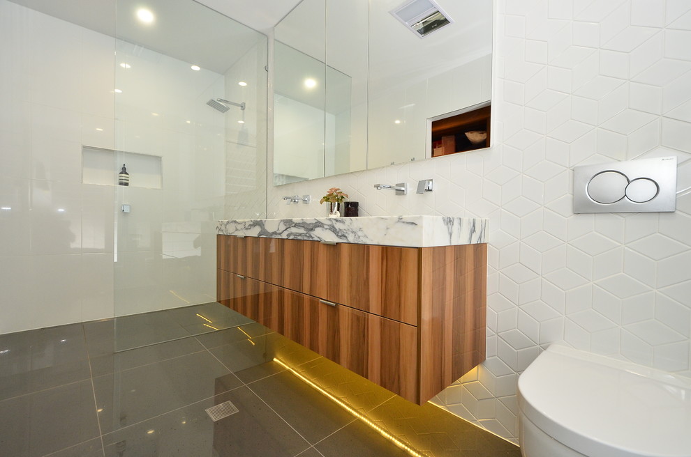 Design ideas for a bathroom in Brisbane.