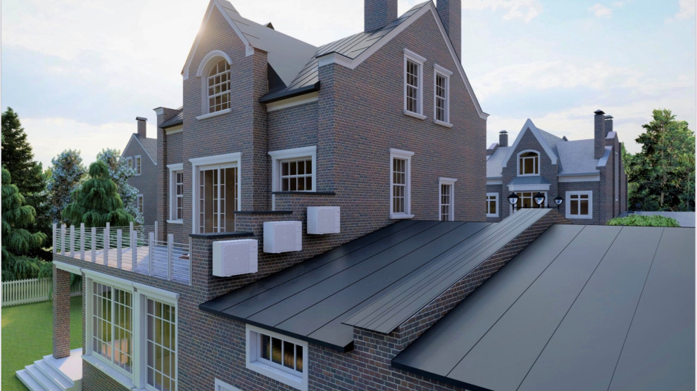 Визуализация, расположения наружных блоков