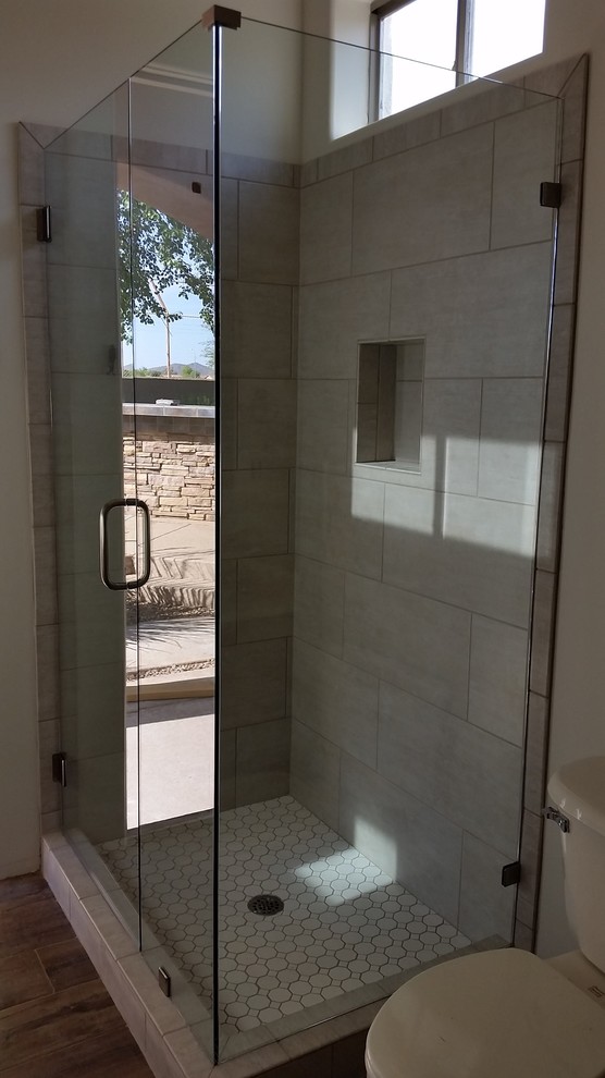 Inspiration for a transitional bathroom remodel in Phoenix