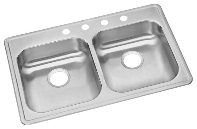 Elkay D225194 Dayton Stainless Steel Double Bowl Sink for sale online 