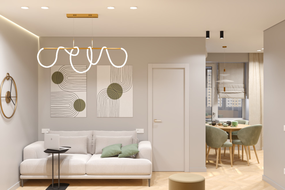 Двушка из однушки (37 кв.м) в Краснодаре