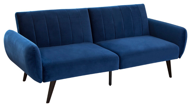 Blue sleeper sofa