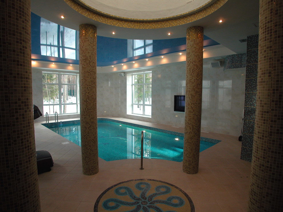 Дизайн интерьера частного бассейна