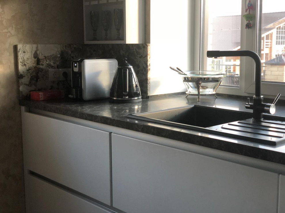 Камень в интерьере для кухни в стиле Лофт