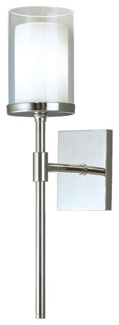 Norwell Lighting 8970-CH-CL Kimberly - One Light Wall Sconce