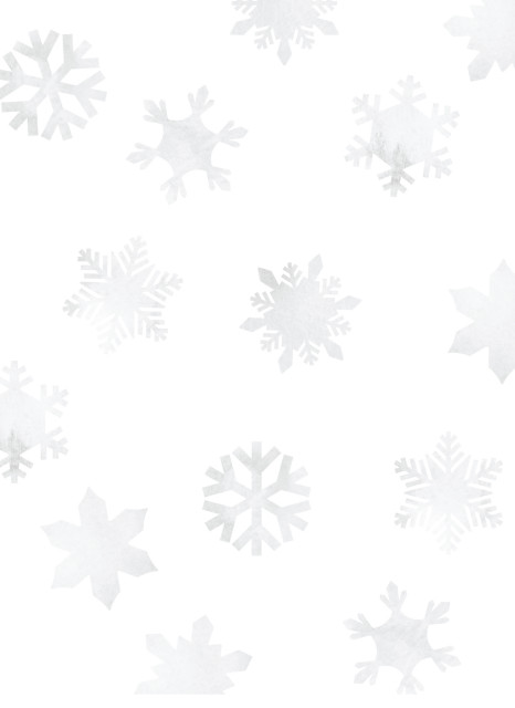 Frozen Winter Snowflakes Peel and Stick Vinyl Wall Sticker, Grey