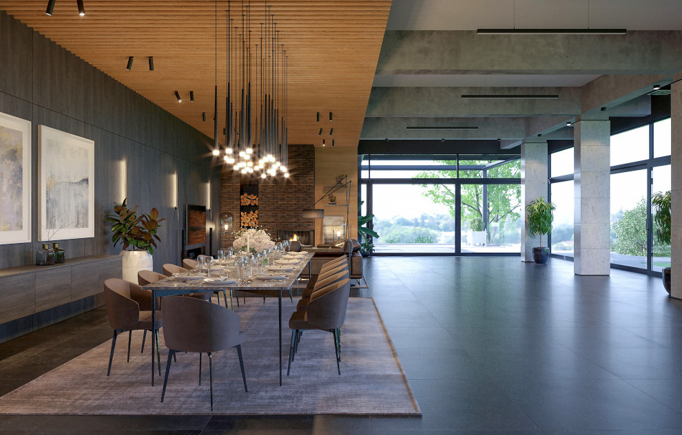 Интерьер павильона летней кухни