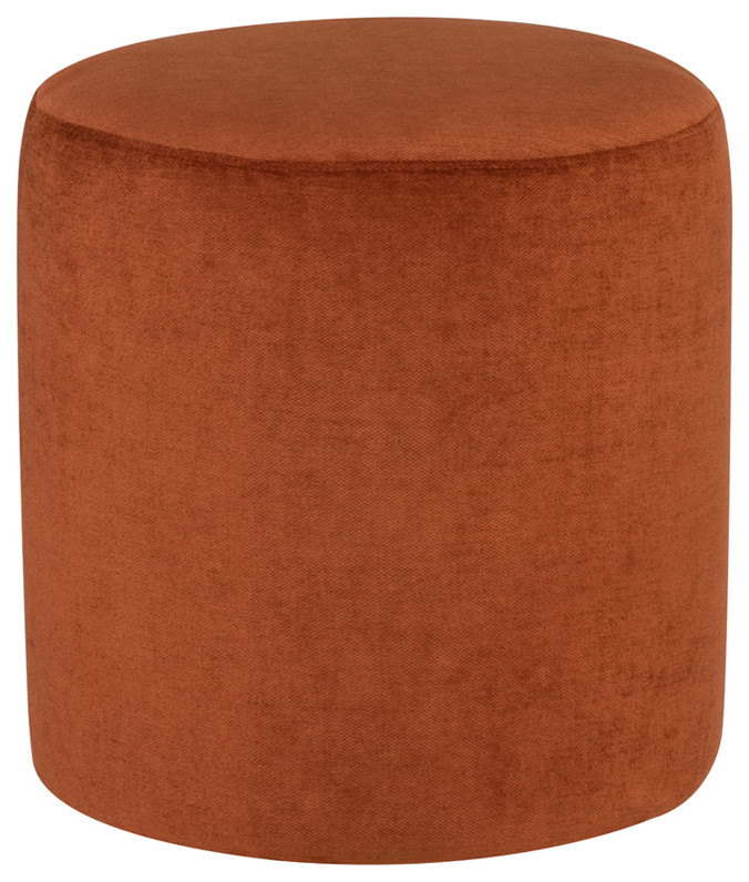Robin Terracotta Ottoman Sofa Contemporary Footstools And Ottomans