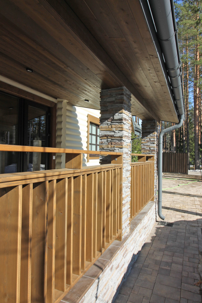 Срубовой коттедж в Рощино