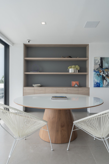 Key Biscayne, Harbor Drive modern-esszimmer