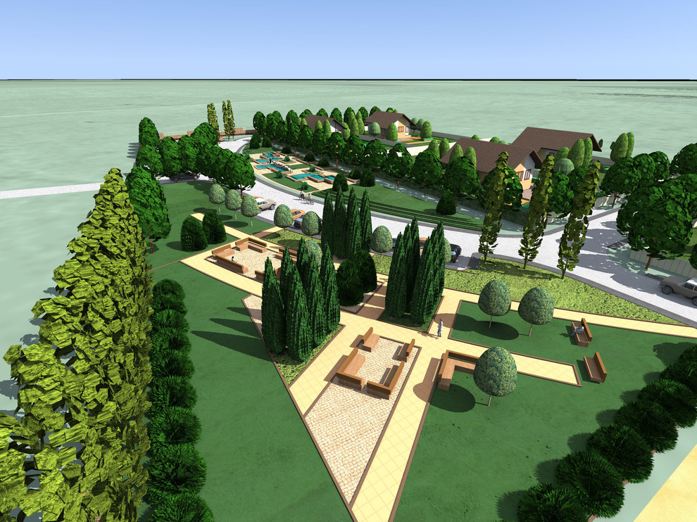 Коттеджный поселок. Краснодар.