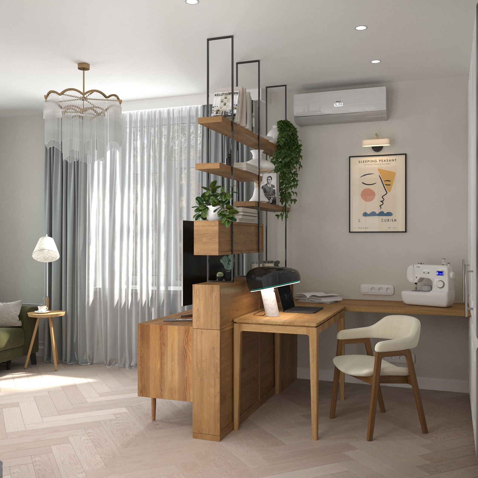 Светлая квартира в "сталинке"