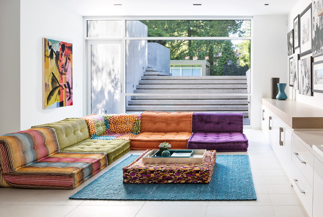 Private Residence - West Vancouver contemporary-living-room