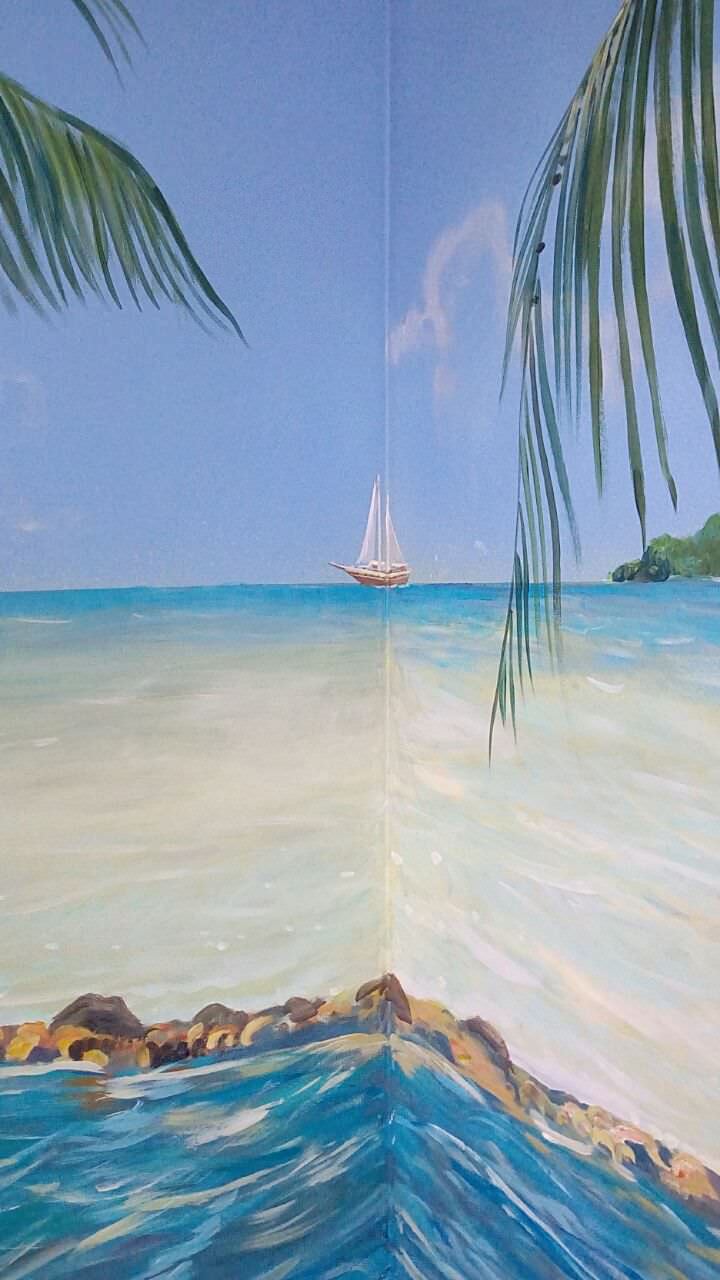 интерьерная роспись - завершенная работа