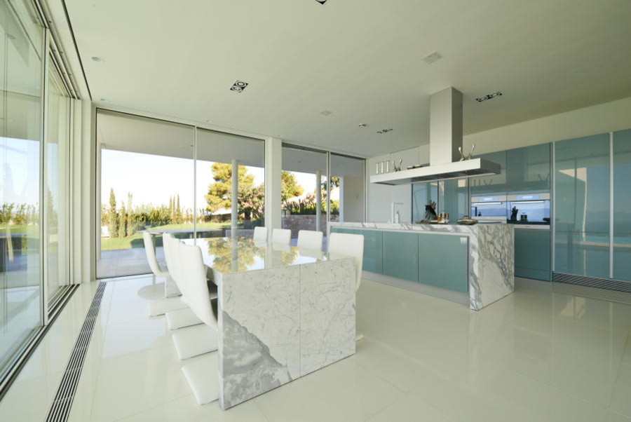 Inspiration for a contemporary kitchen in Other.