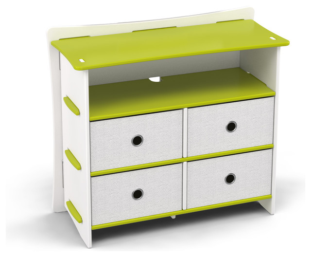 36 Kids Dresser Contemporary Dressers And Armoires By Frog 36 Dresser Lime Green And White