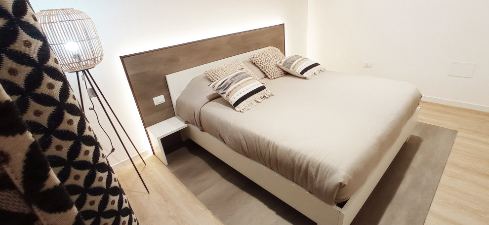 Design ideas for a medium sized mediterranean bedroom in Cagliari.