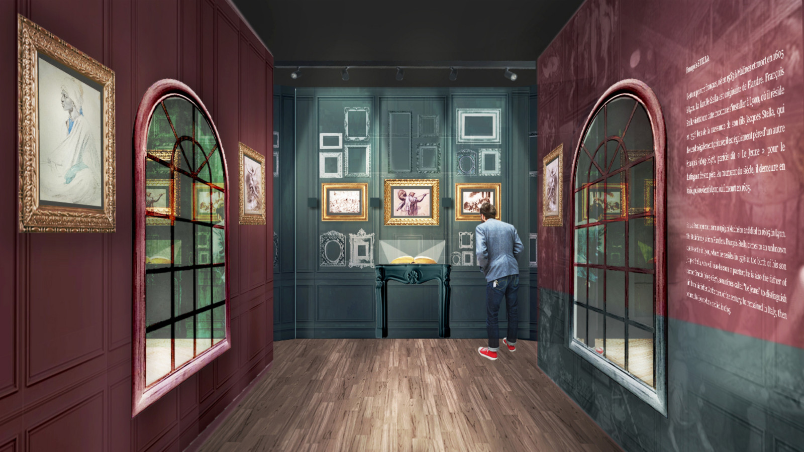 Сценография выставки в Париже