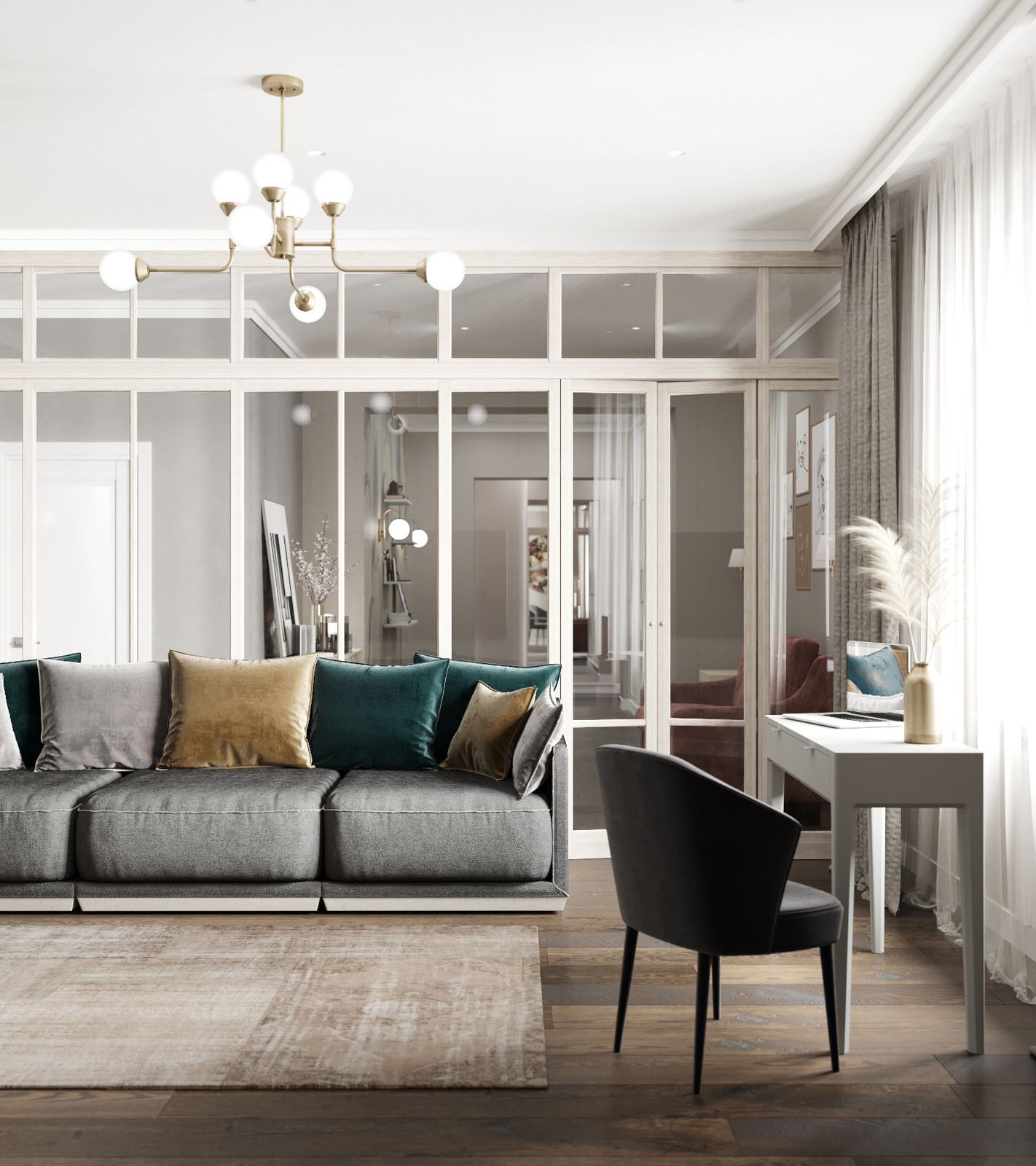 Интерьер городской квартиры в современном стиле