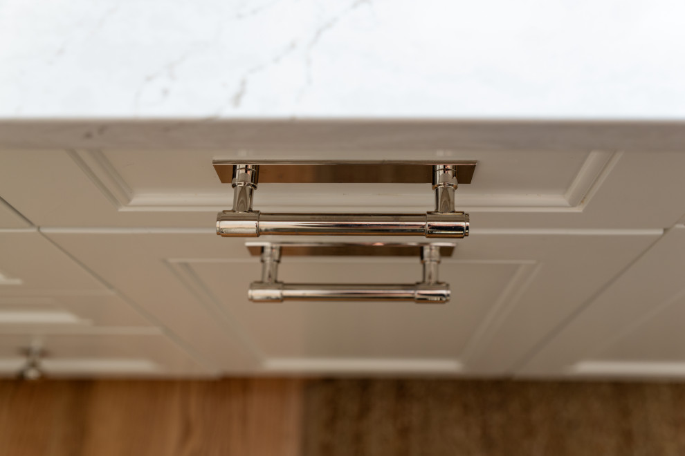 Inspiration for a transitional home design remodel in Chicago