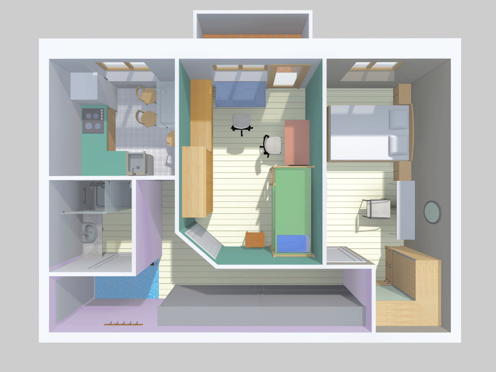 Дизайн перепланировки двухкомнатной хрущевки: идеи для разных типов квартир
