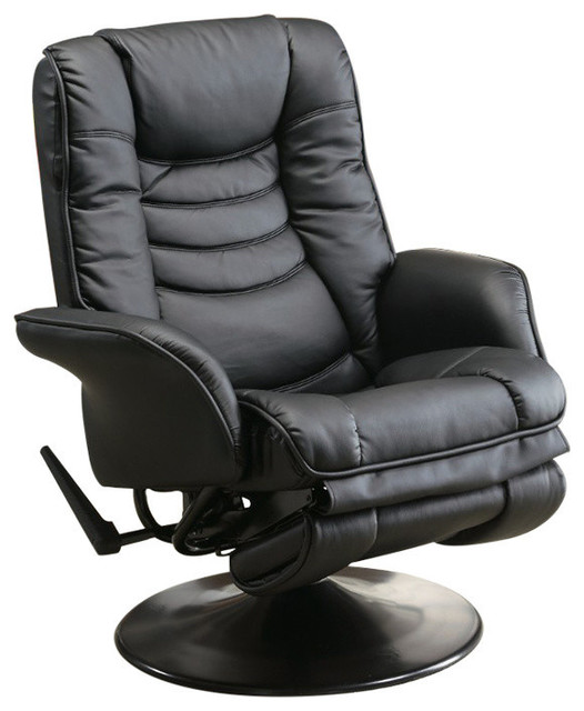 Opulently Functional Glider Chair, Black Contemporary Gliders by