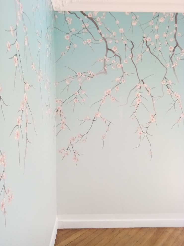 Rénovation chambre. Appartement Haussmannien.