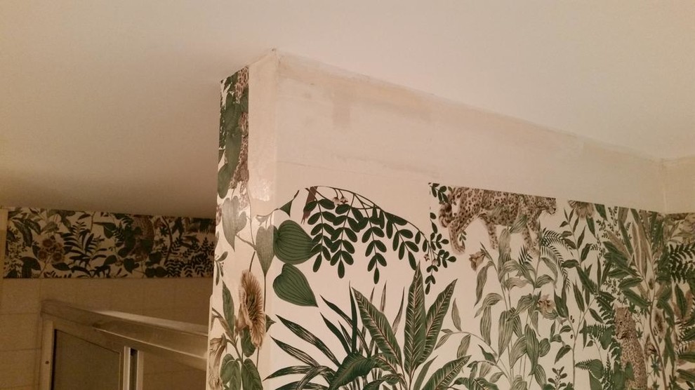 Wallpaper Repair: Bathroom