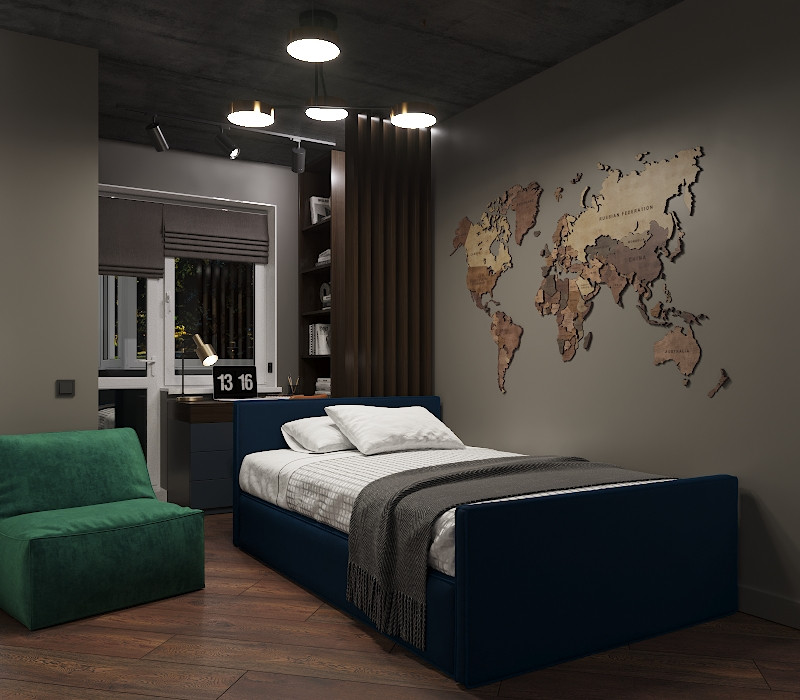 Строгая квартира в Бутово серии П-46М