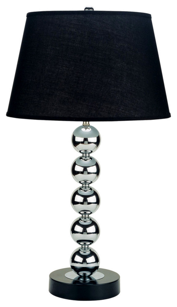 tall chrome table lamp