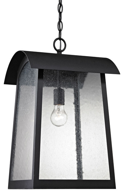 Thomas Lighting Prince Street 1 Light Outdoor Pendants Chandeliers Prince Street 1 Light Outdoor Pendants Chandeliers Matte Black Transitional