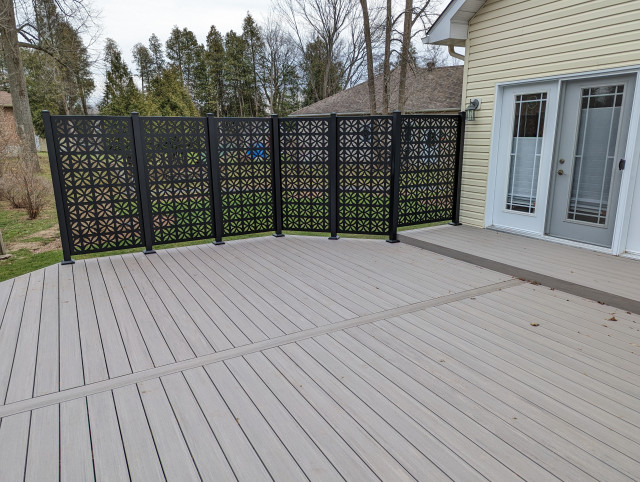 Cypress Custom Deck contemporary-terrace