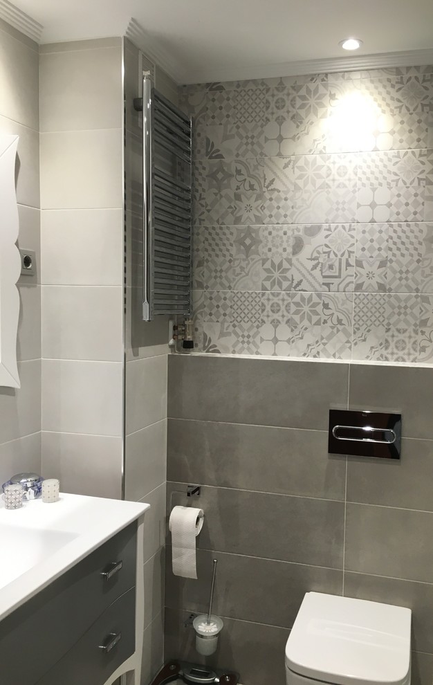 Photo of a modern bathroom in Bilbao.